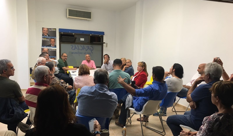 Encuentro de los nacionalistas celebrado este martes en la sede de CC