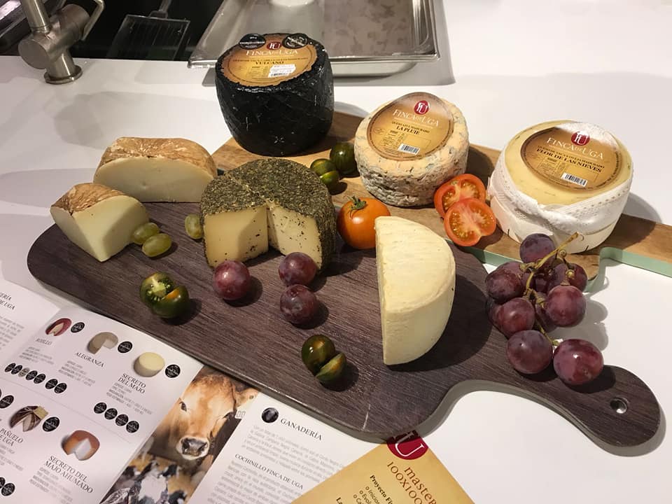 Finca de Uga enseña a elaborar quesos a jefes de cocina en Canarias