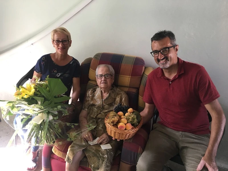 Haría felicita a Margarita Barrera por su 104 cumpleaños Lancelot Digital