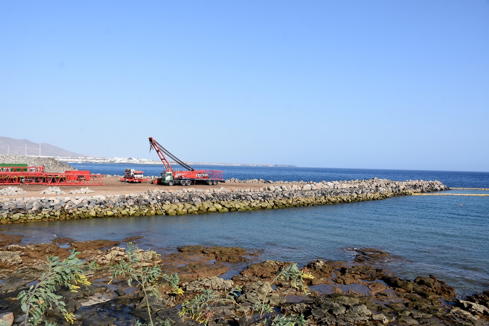 Los Cajones Del Muelle De Playa Blanca Tendrán 33 Metros