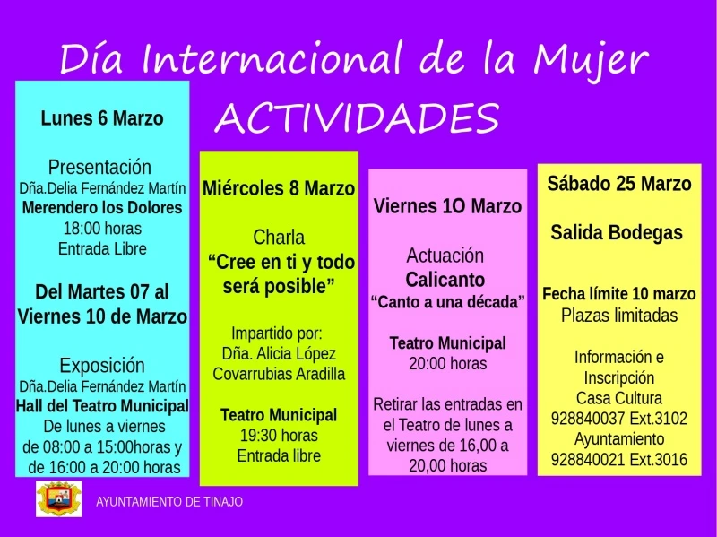 Así conmemorará Tinajo el Día Internacional de la mujer - Lancelot ...
