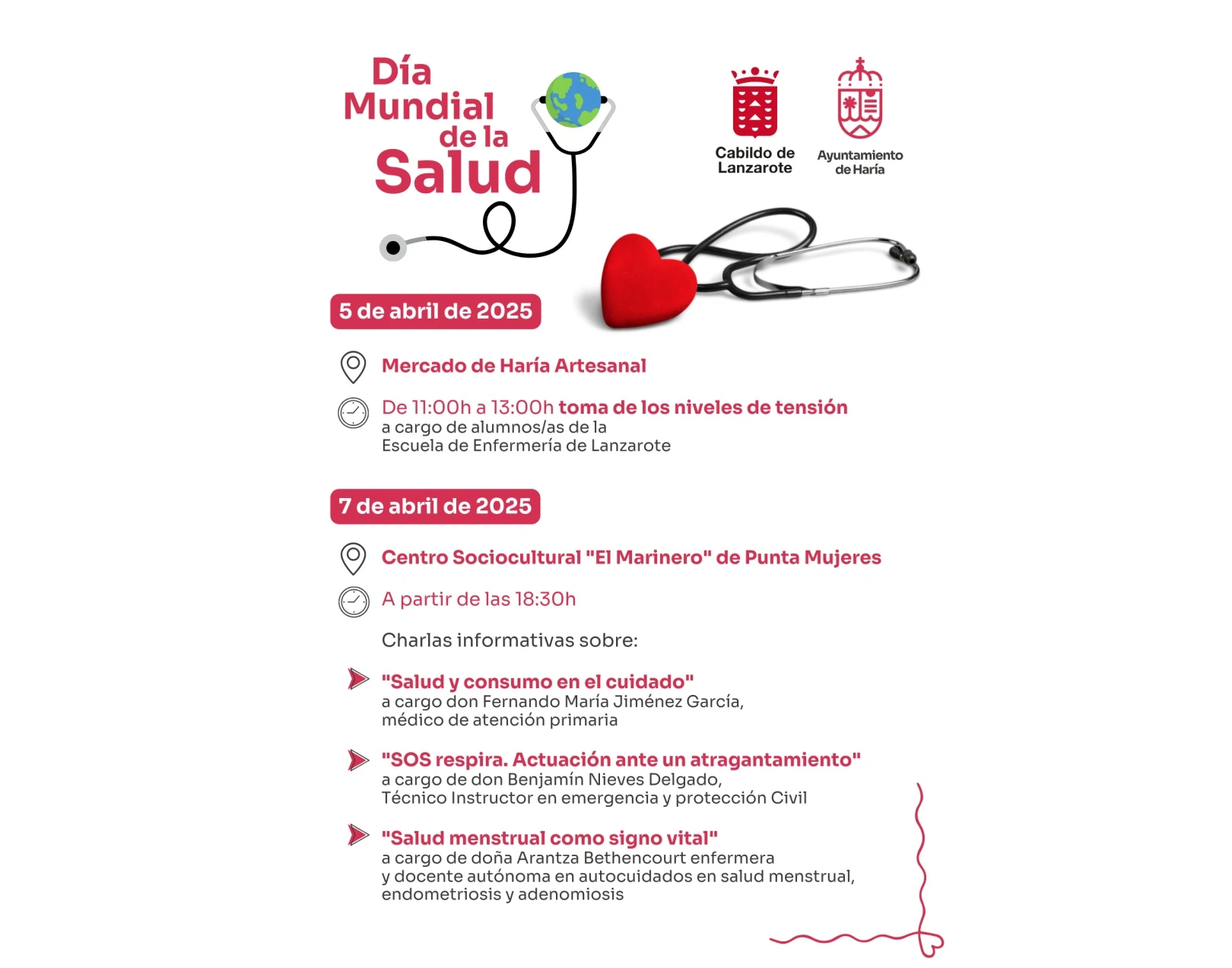 Haría conmemora el Día Mundial de la Salud con un amplio programa de ...