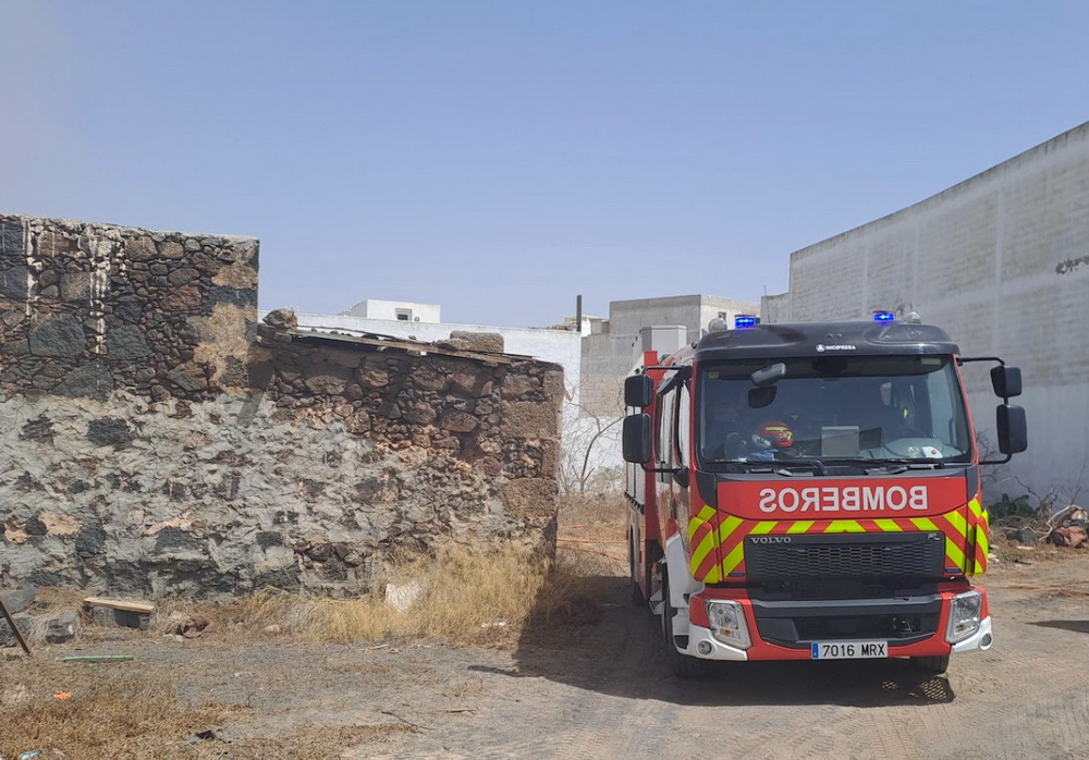 Bomberos incendio