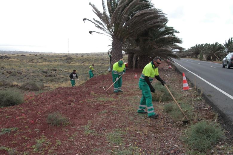 4,6 millones para transformar los márgenes de las carreteras de Lanzarote