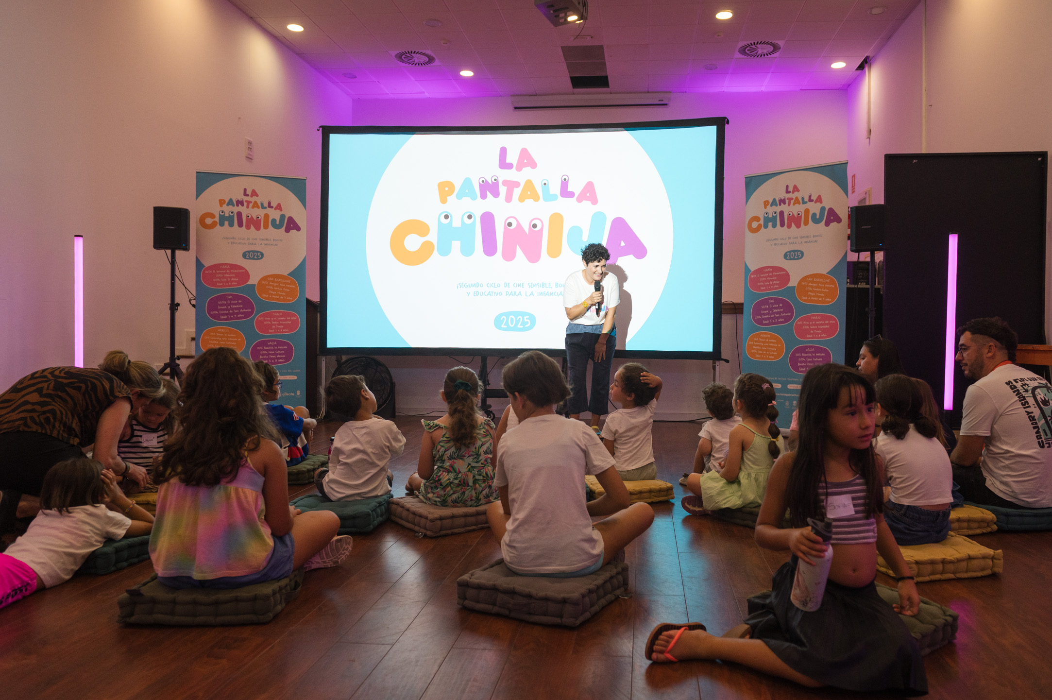 Pantalla chinija, cine niños