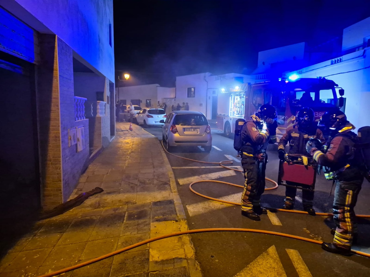 Incendio sótano San Bartolomé