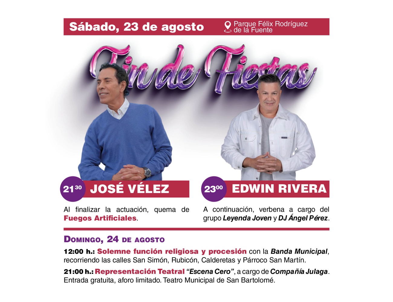 cierre de lujo de las fiestas de San bartolomé