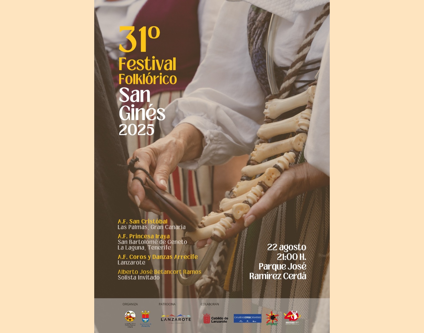 El XXXI Festival Folklórico de San Ginés llega al Ramírez Cerdá