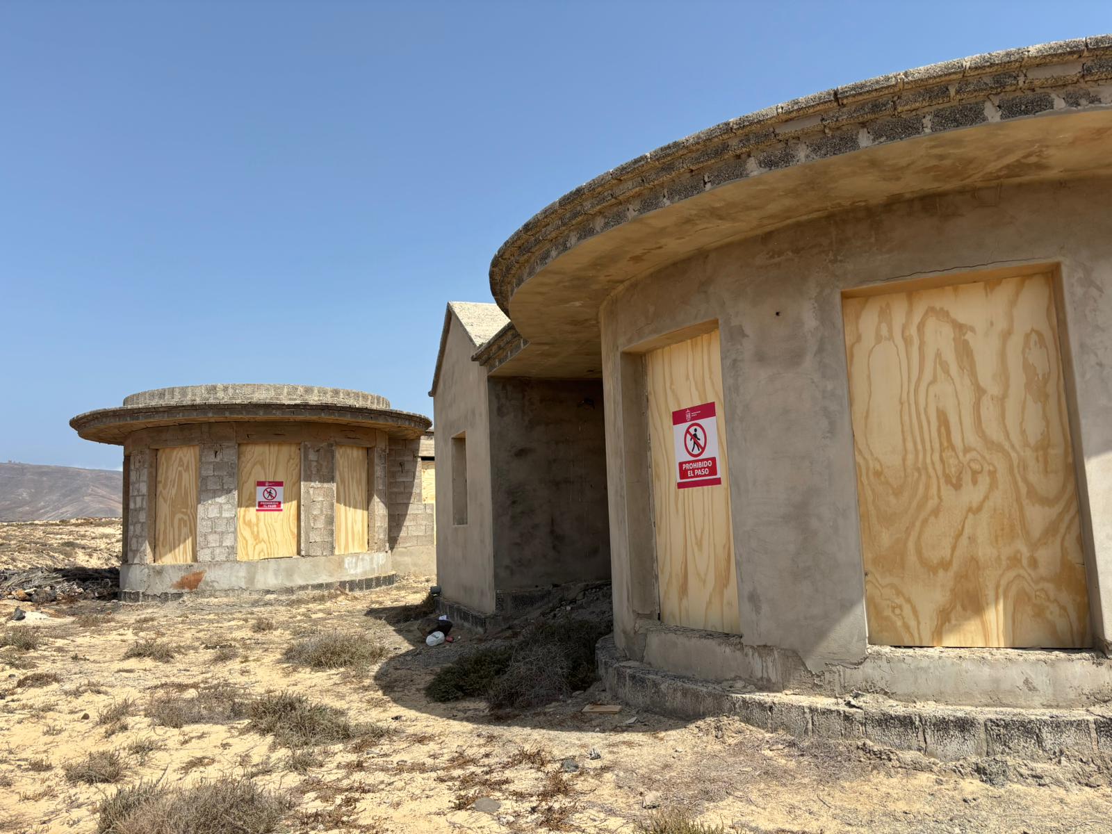 Tapiado de bungalows en el Charco del Palo Tapiado de bungalows en el Charco del Palo