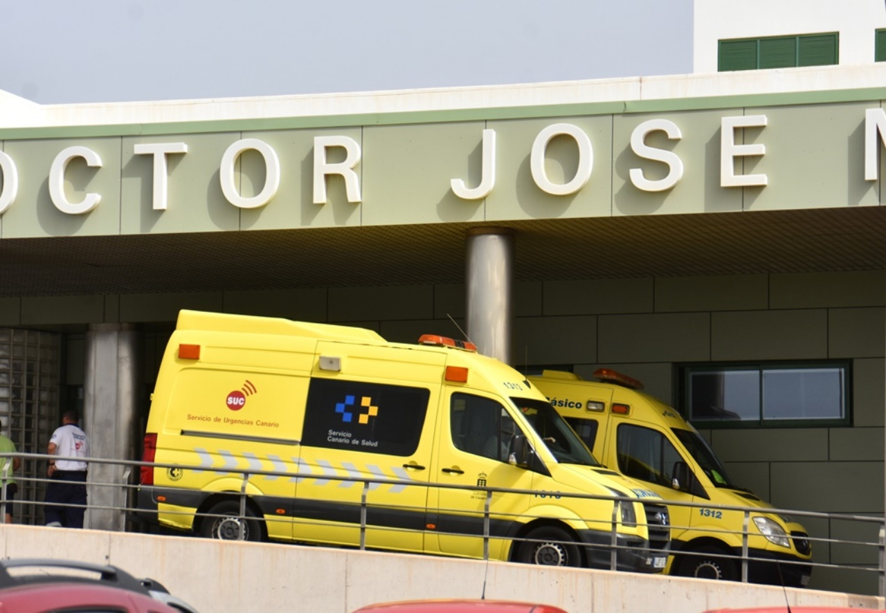 Ambulancia en el hospital