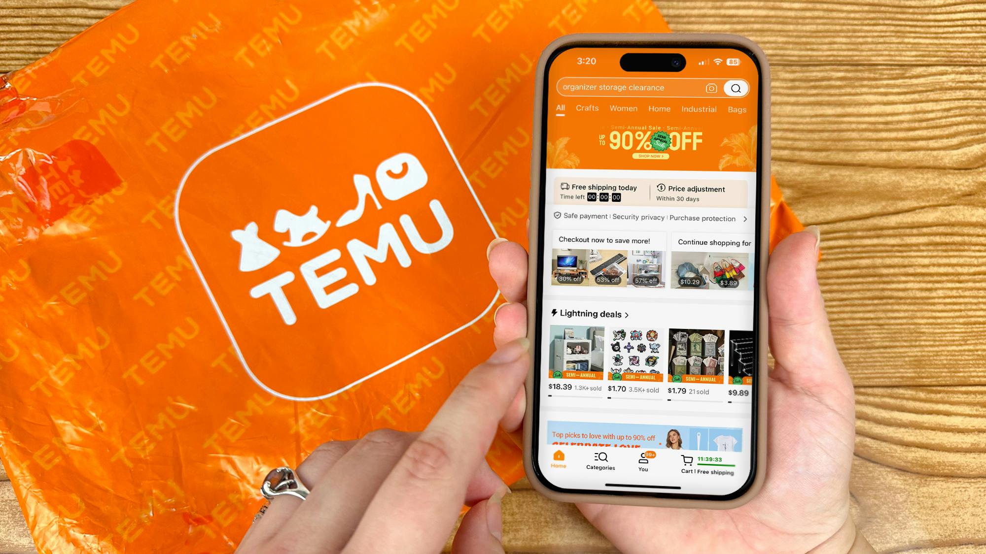 Temu tienda online