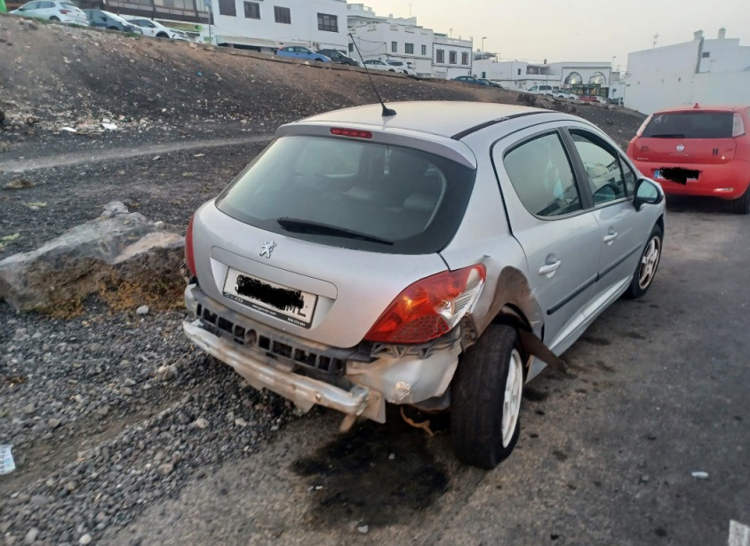 Vuelco en Puerto del Carmen