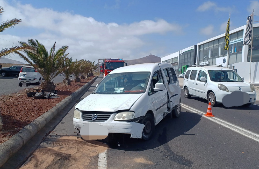 Accidente corte de trafico