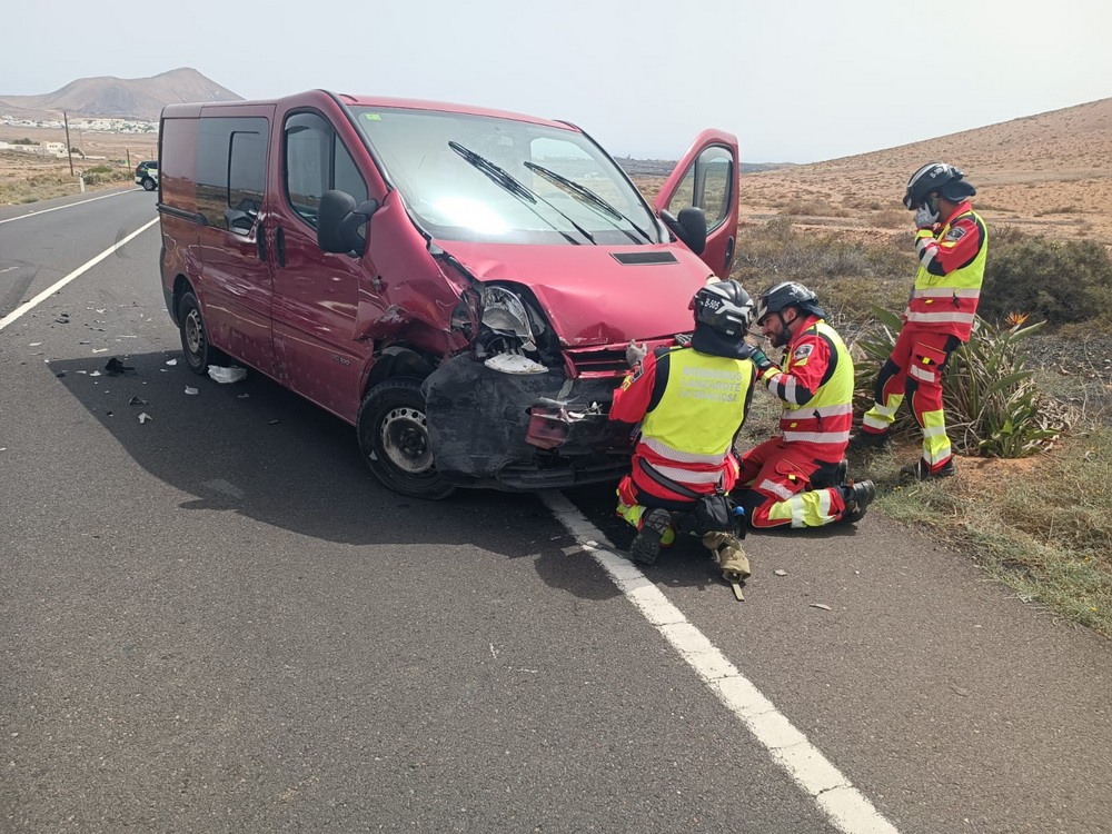 Acidente de Trafico Tahiche Teguise 2