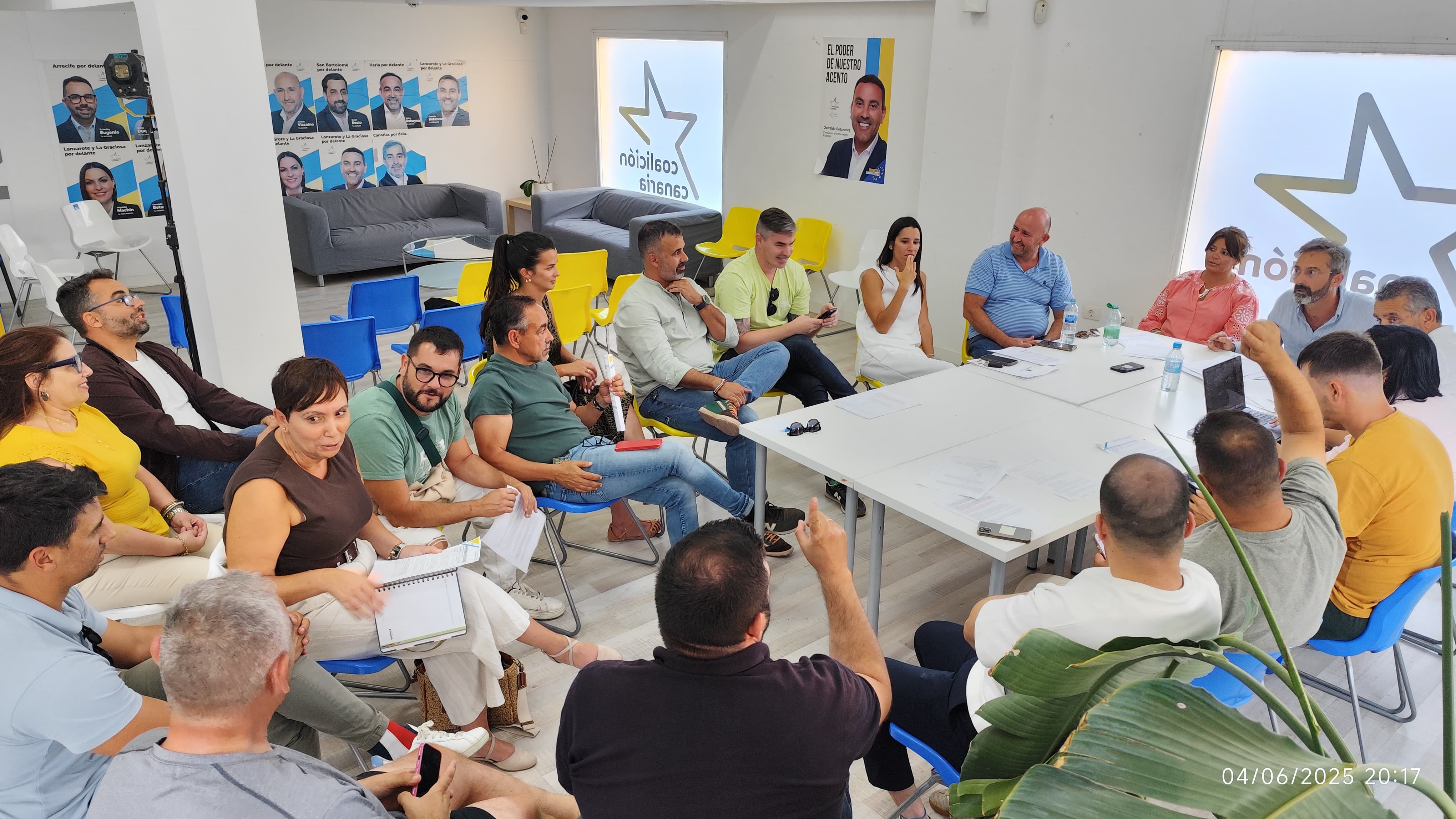 La formación nacionalista lidera con fuerza el arranque político insular con la renovación integral de todos sus comités