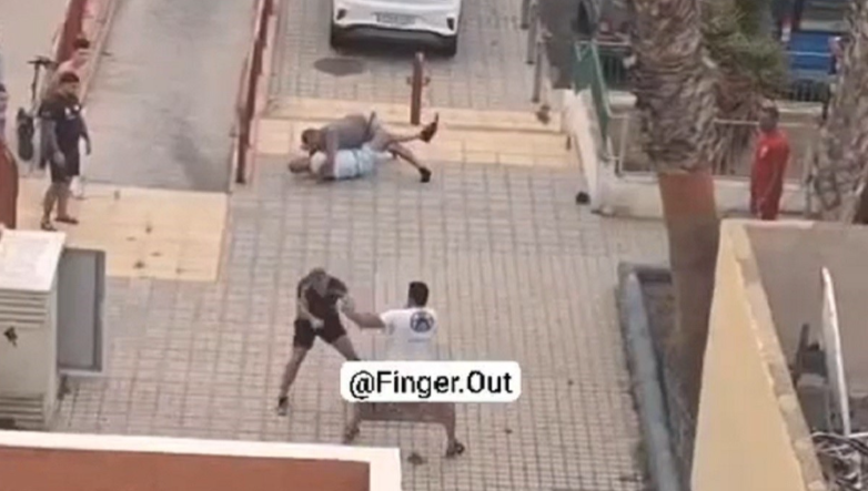pelea en Gran Canaria