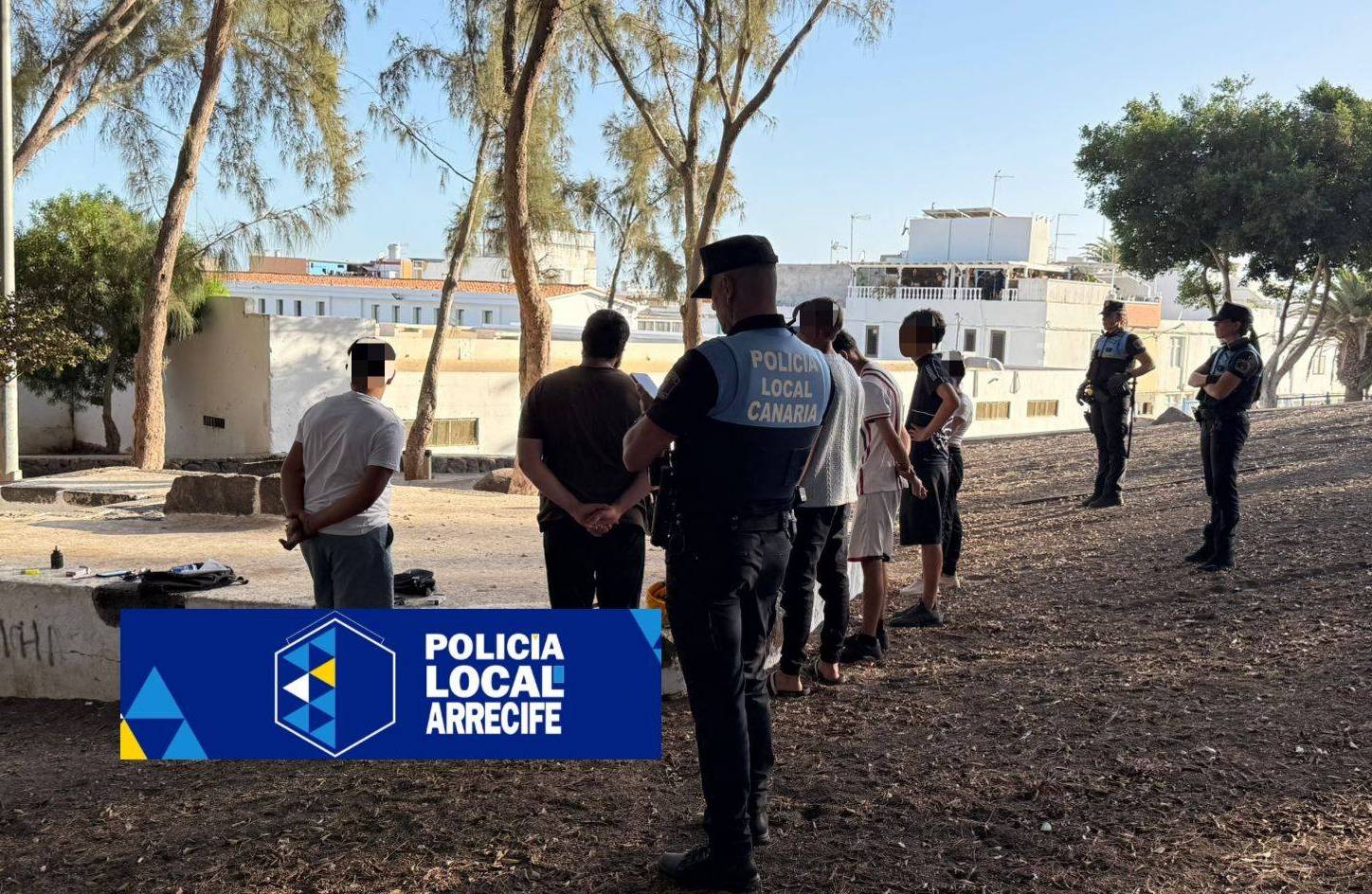 policia  local arrecife dentencion