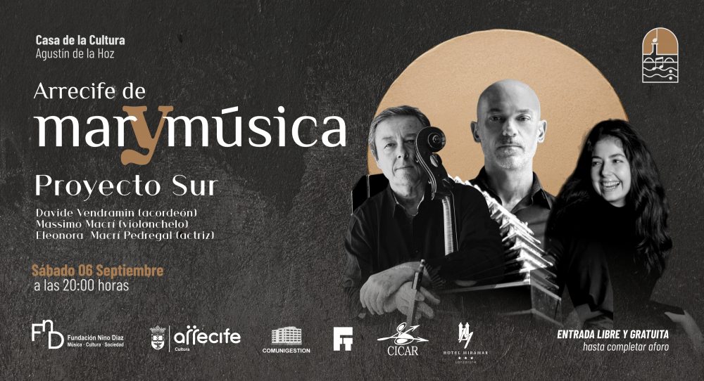 La Casa de la Cultura Agustín de la Hoz acoge un nuevo recital enmarcado en el ciclo Arrecife de Mar y Música