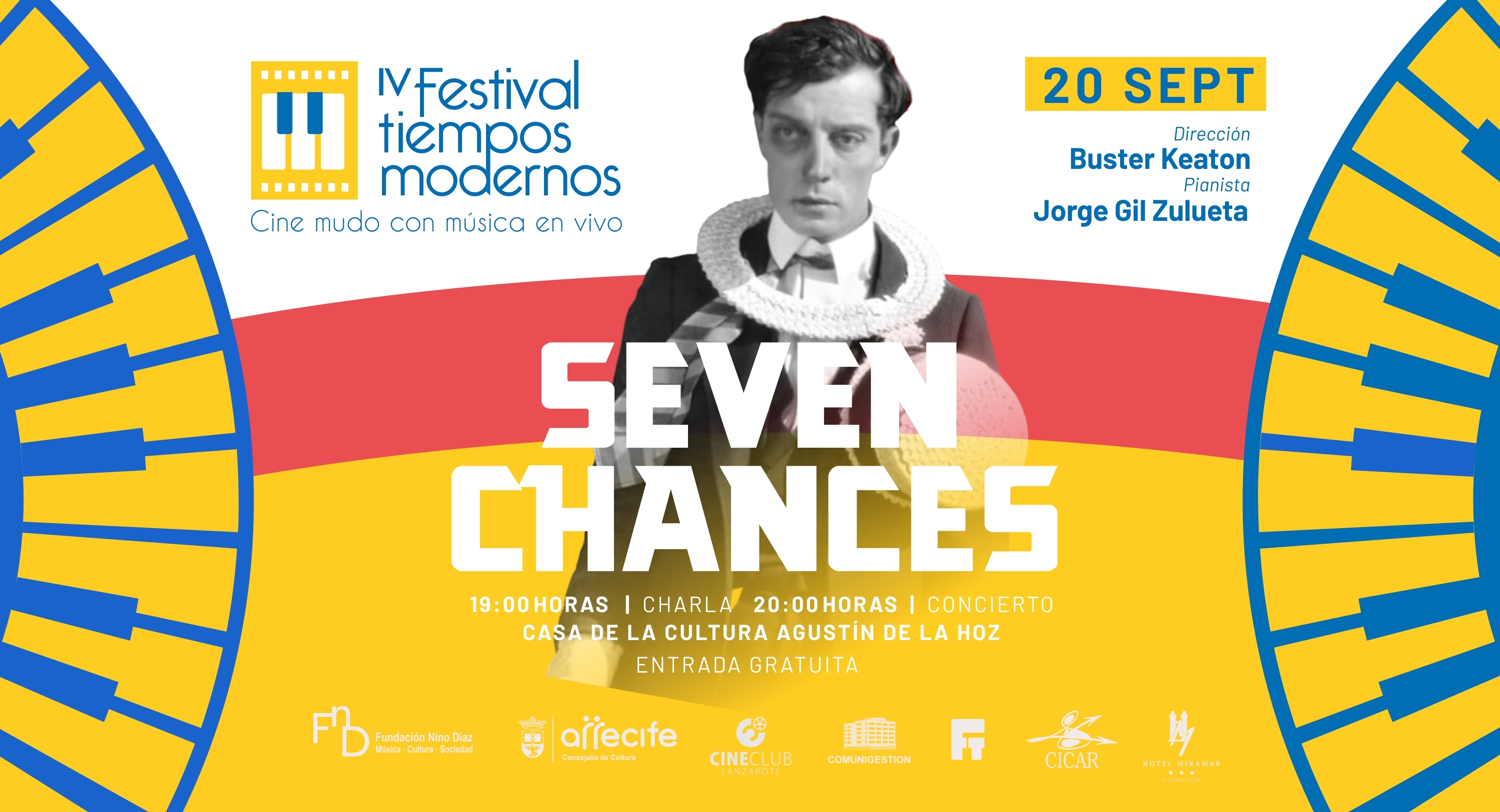 Arranca el IV Festival Tiempos Modernos con 'Seven Chances', de Buster Keaton
