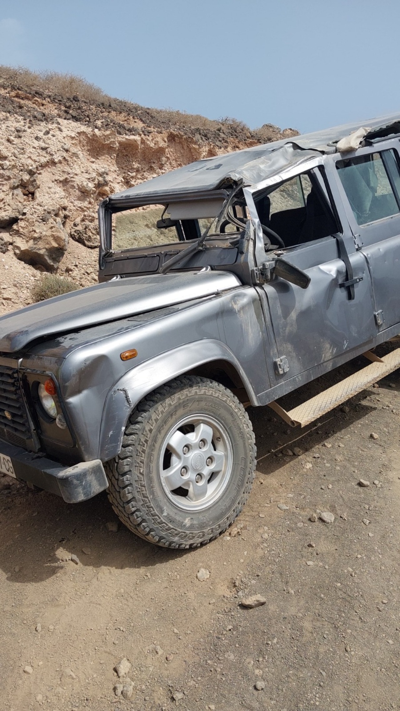 Accidente todoterreno La Graciosa