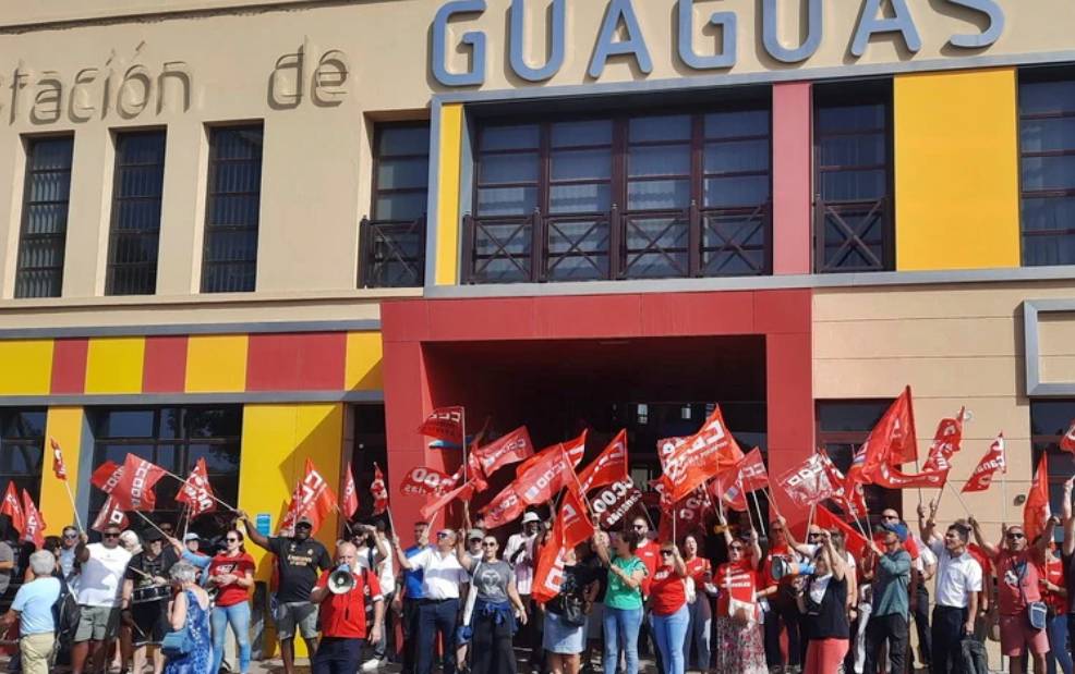 huelga guaguas lanzarote