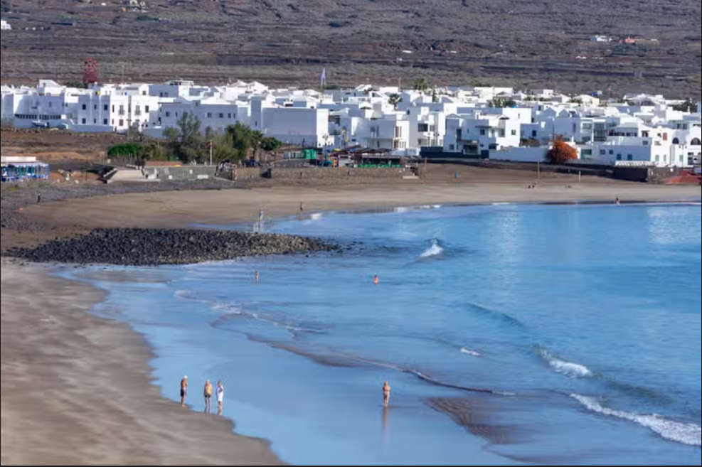playa de la garita en Arrieta playa de la garita en Arrieta