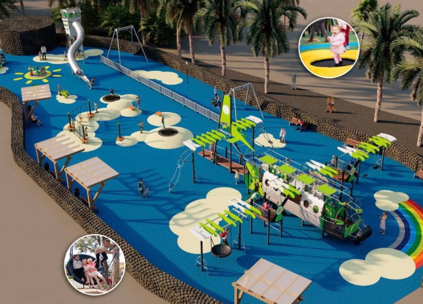 Diseño de parque que pretende implementar Tías