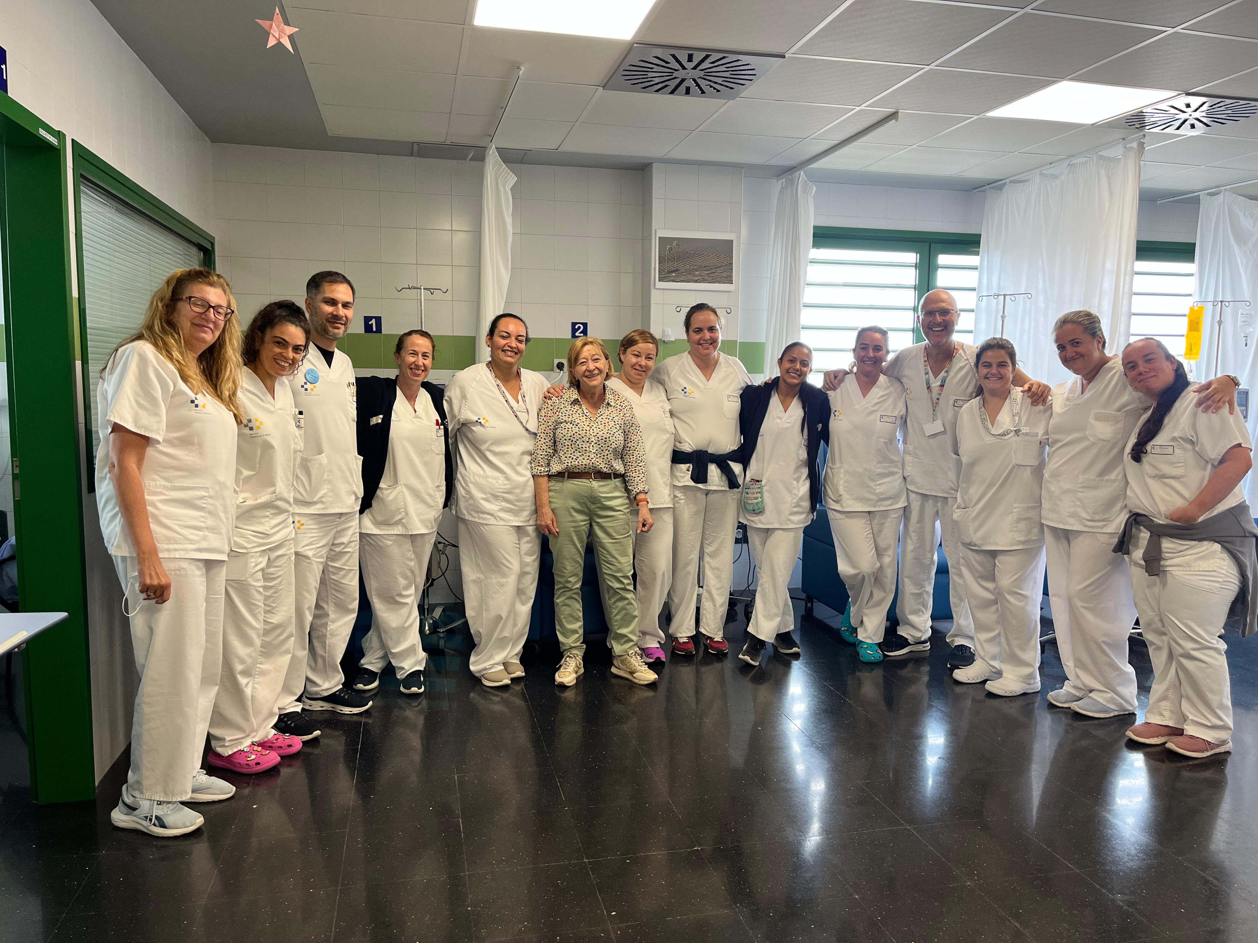 Carta de agradecimiento al personal del Hospital Doctor José Molina Orosa