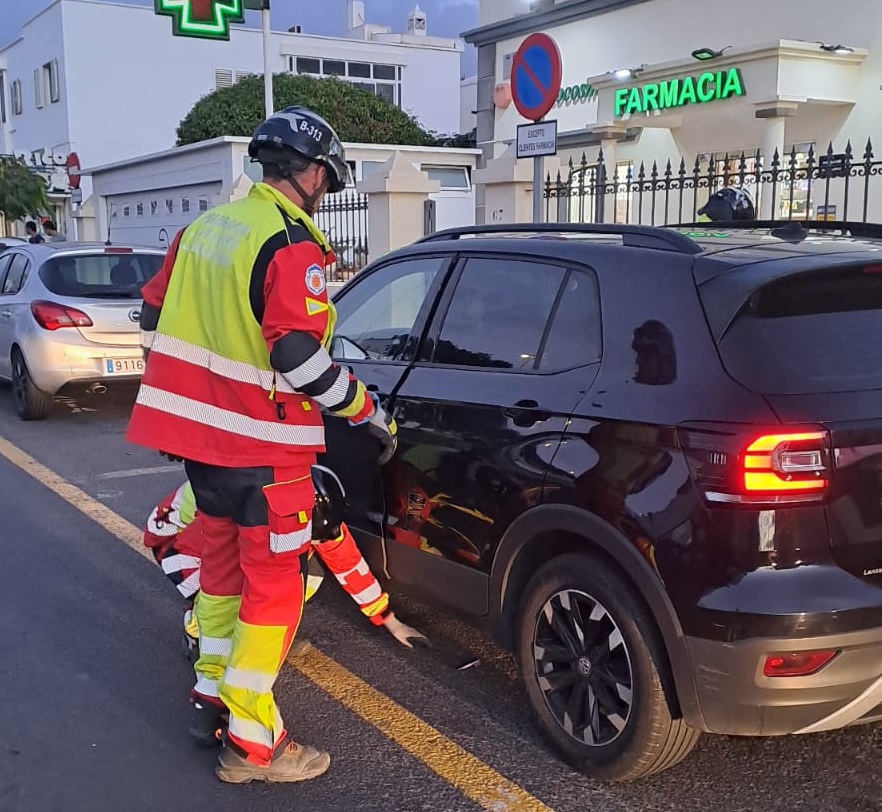 bomberos rescate bebé
