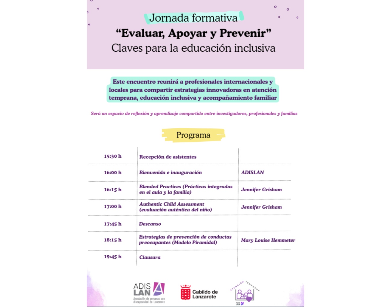 En favor del desarrollo infantil y la inclusión en contextos educativos