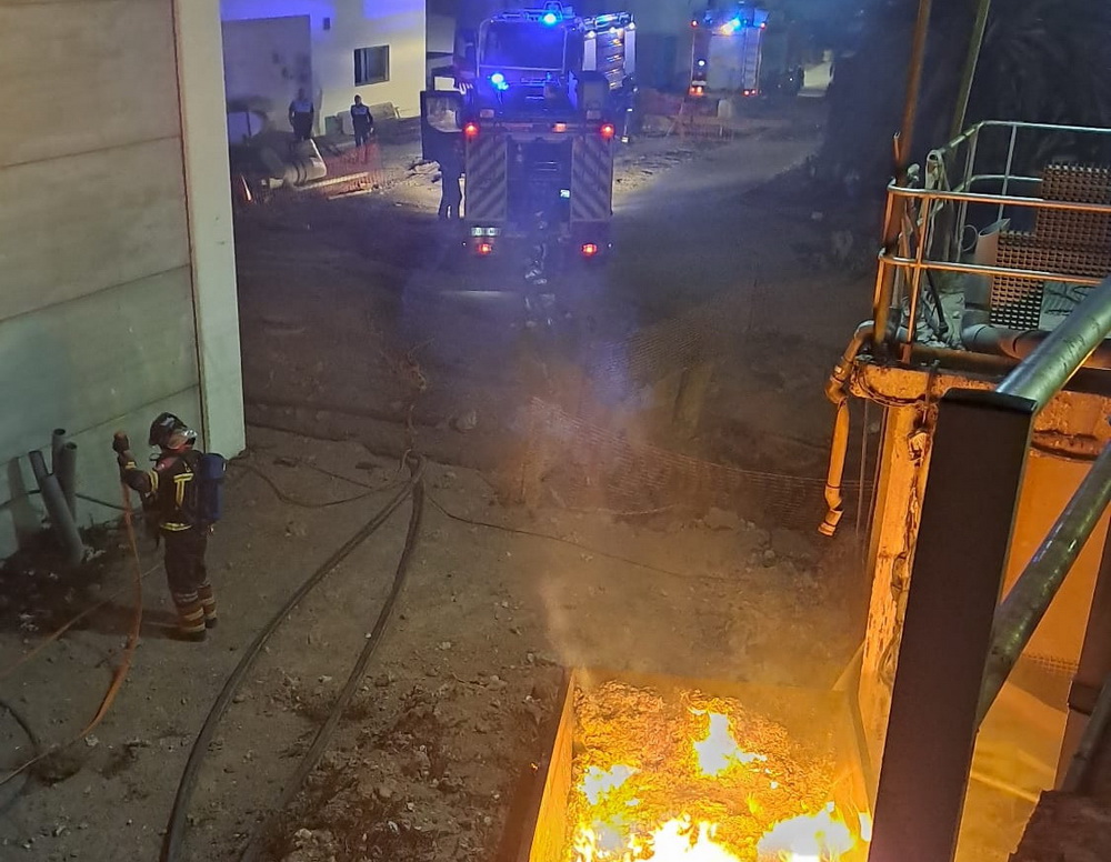Incendio depuradora LZ 20