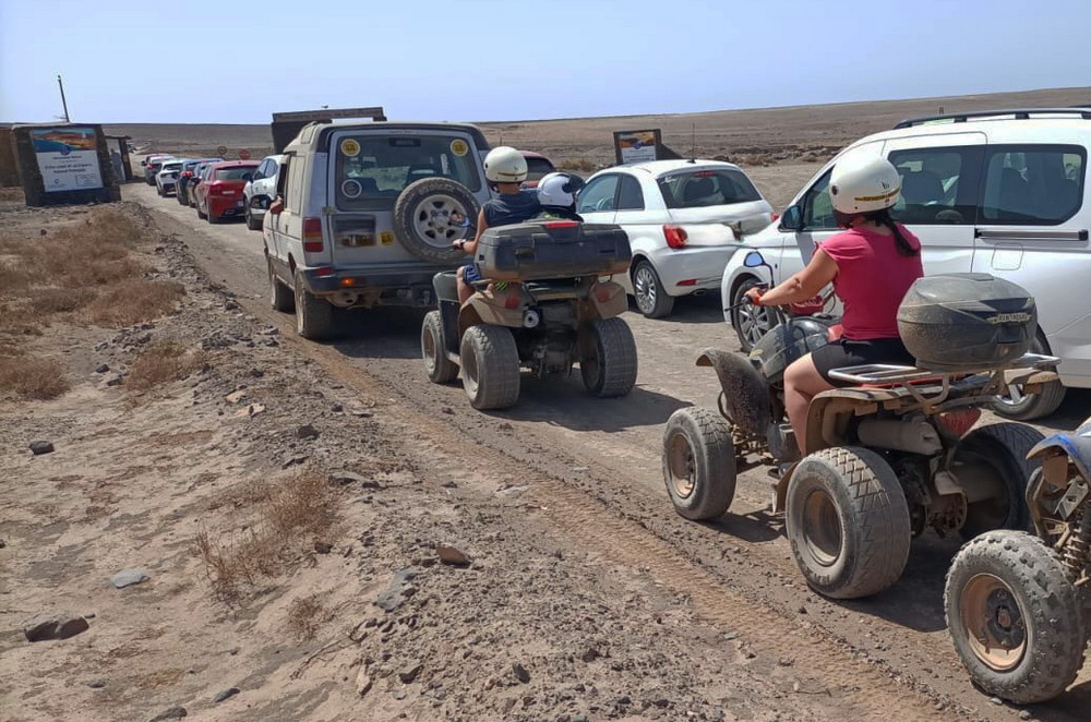 Primera multa del Cabildo por buggies ilegales en Los Ajaches
