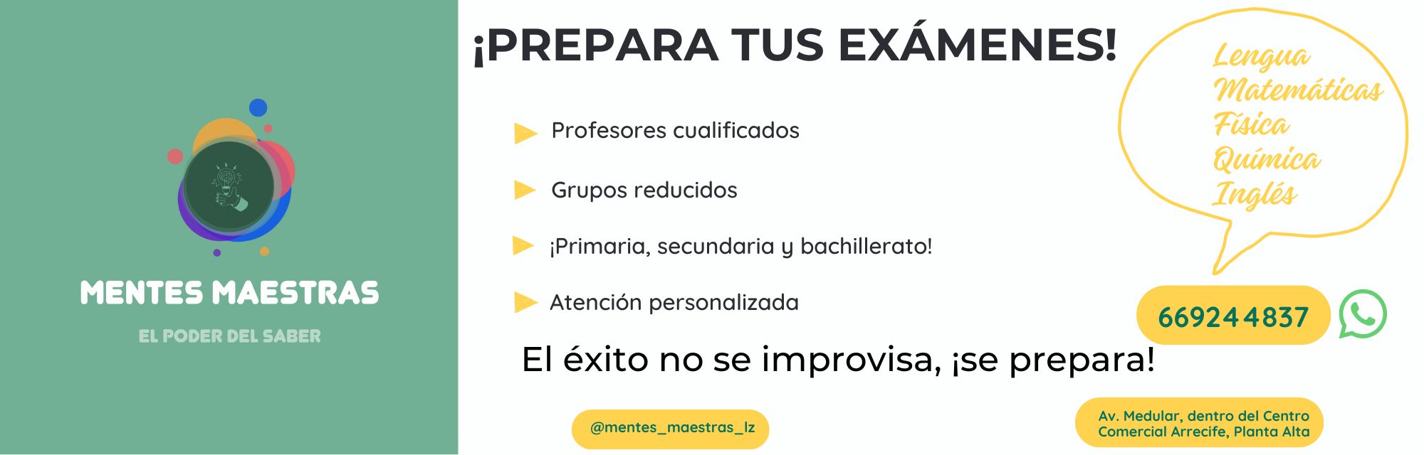 La academia refuerza su oferta educativa con grupos reducidos y atención personalizada