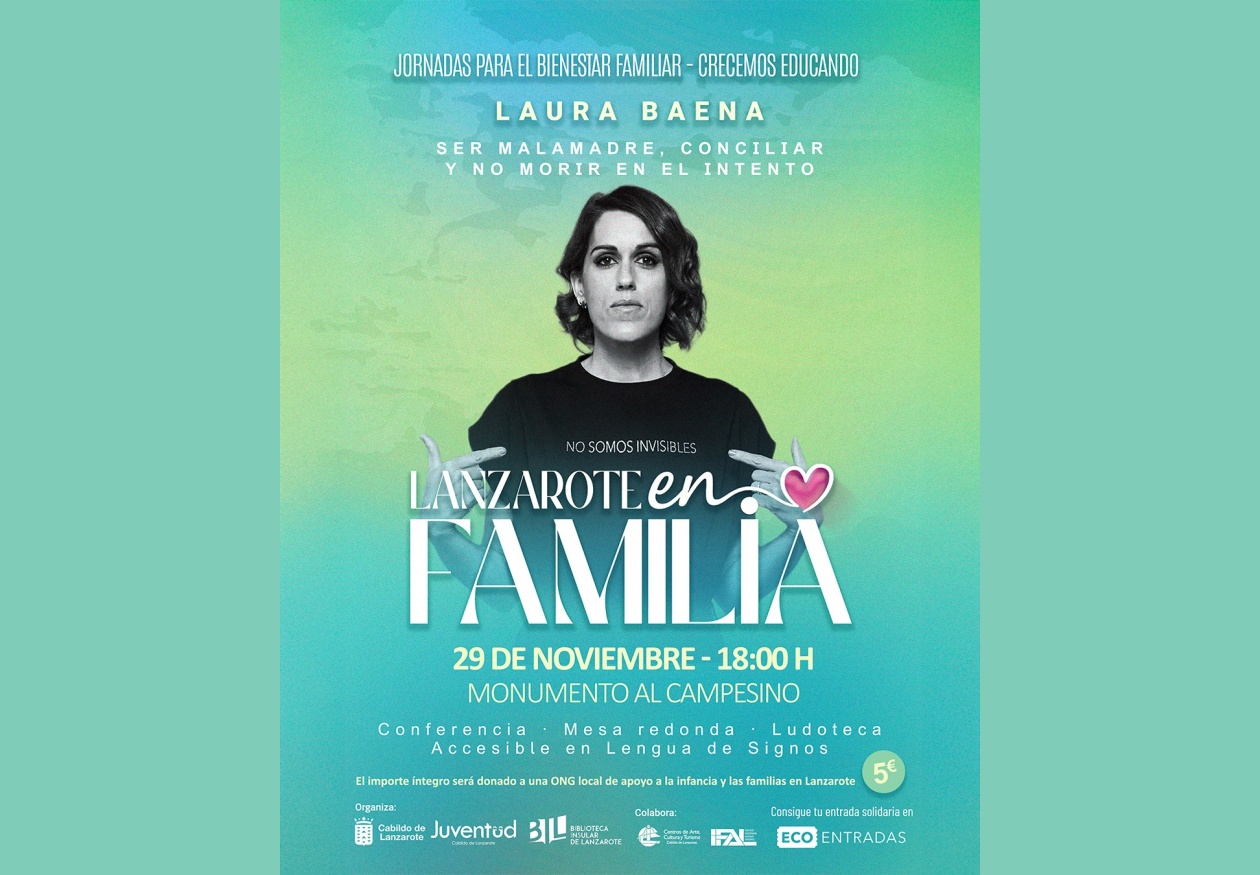 La conferencia de Laura Baena se celebrará el próximo sábado 29 de noviembre, a las 18:00 horas, en el Monumento al Campesino La conferencia de Laura Baena se celebrará el próximo sábado 29 de noviembre, a las 18:00 horas, en el Monumento al Campesino