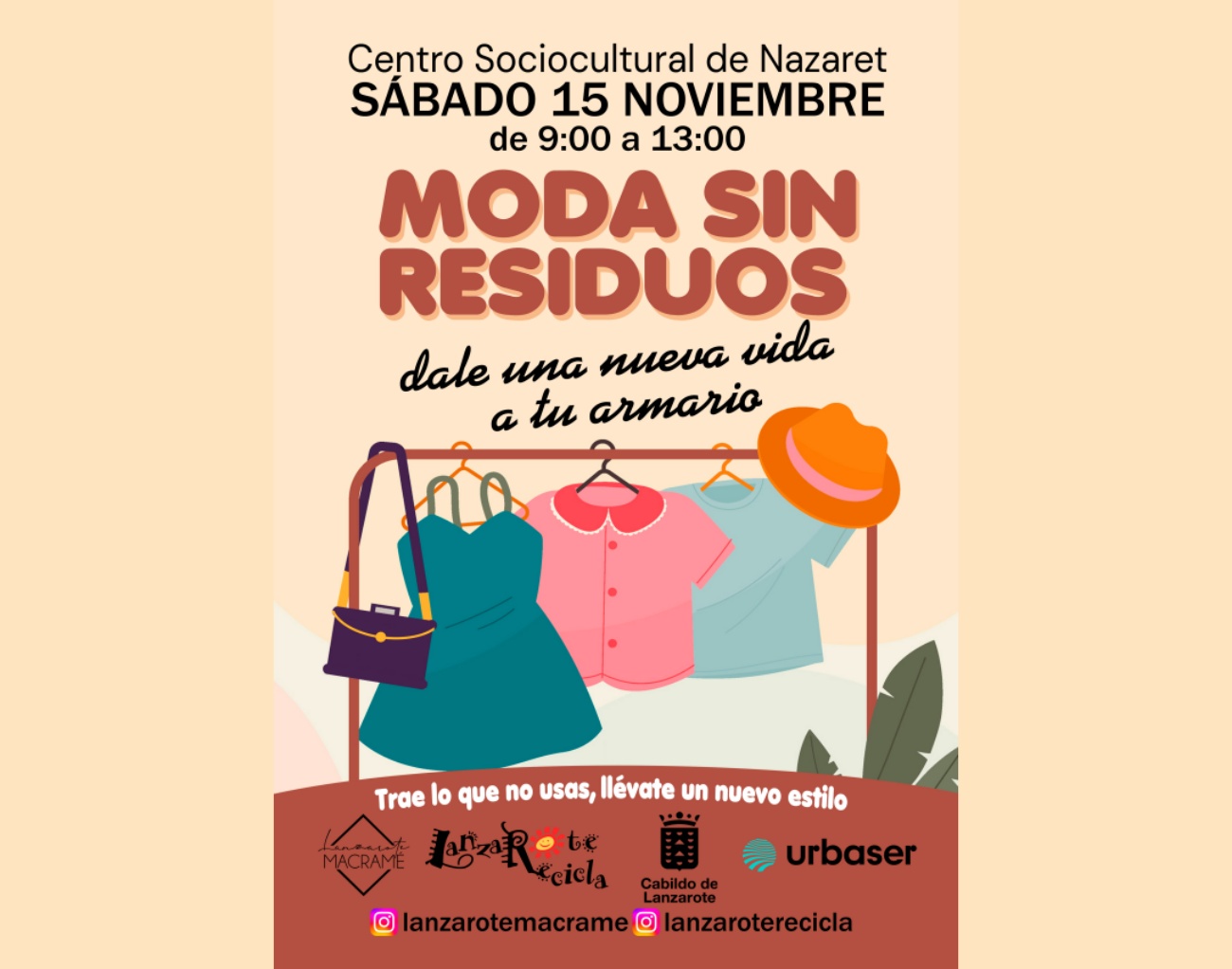   La iniciativa, organizada a través del programa Lanzarote Recicla, invita a la ciudadanía a dar una nueva vida a su armario