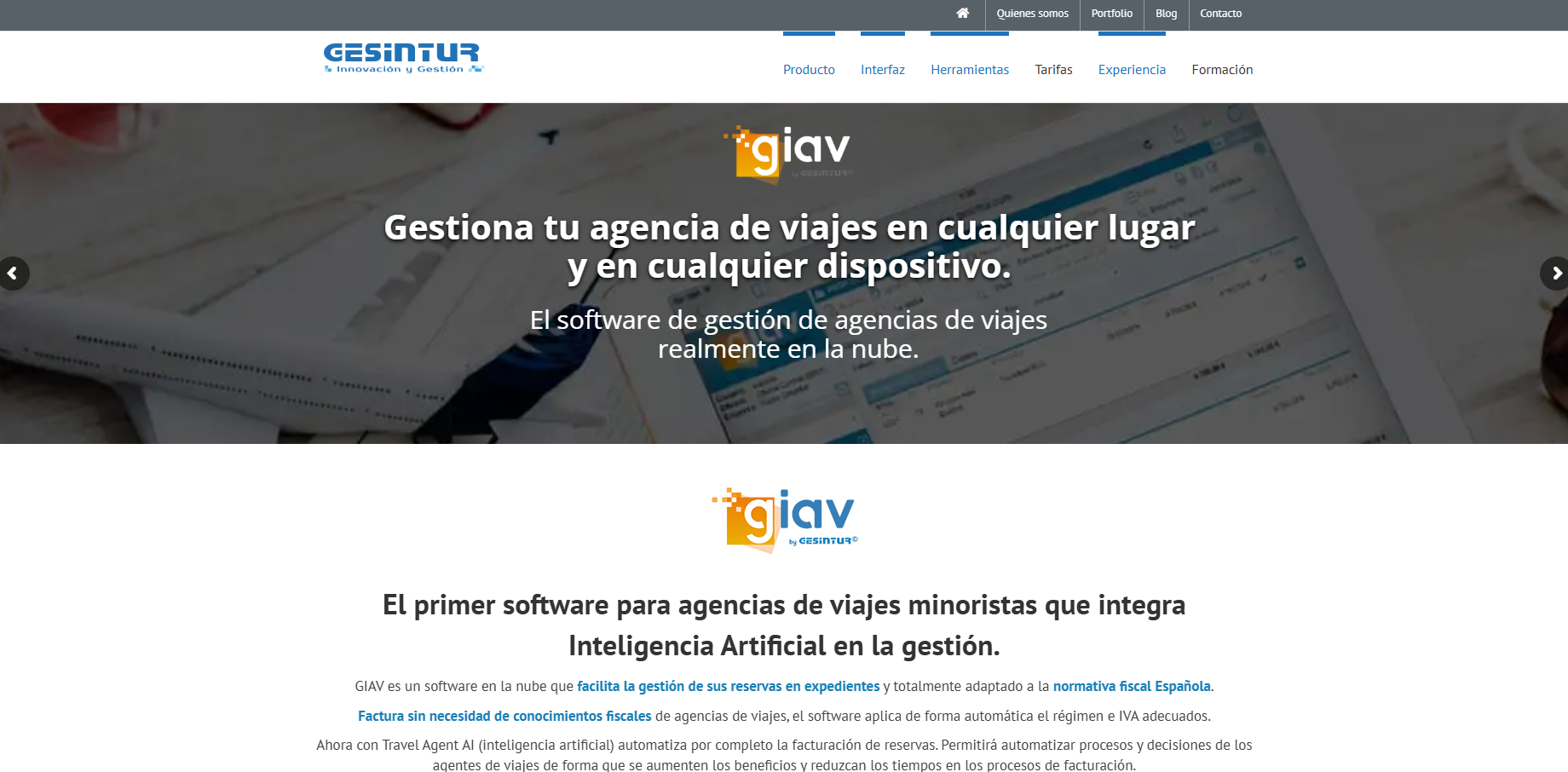 Más tiempo y menos papeleos: así trabaja el software GIAV de Gesintur