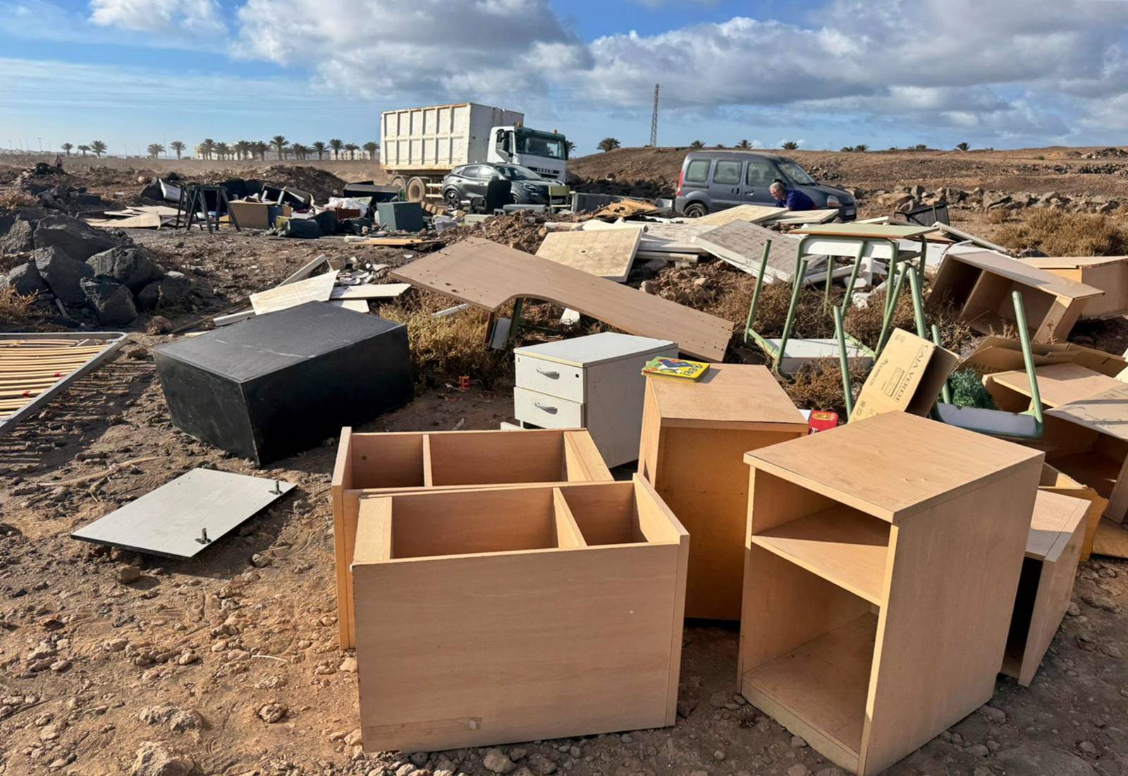 vertidos ilegales arrecife