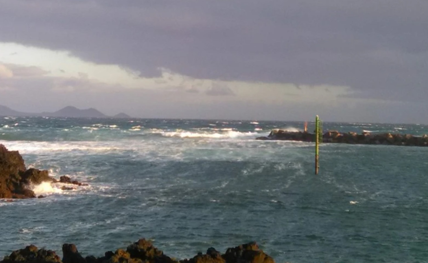 Vientos Lanzarote borrasca Claudia