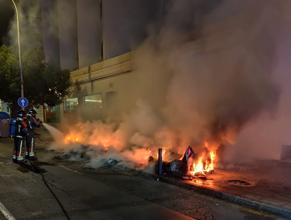 Incendio Contenedores Triana