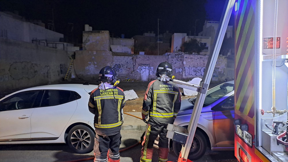 Incendio centro Arrecife