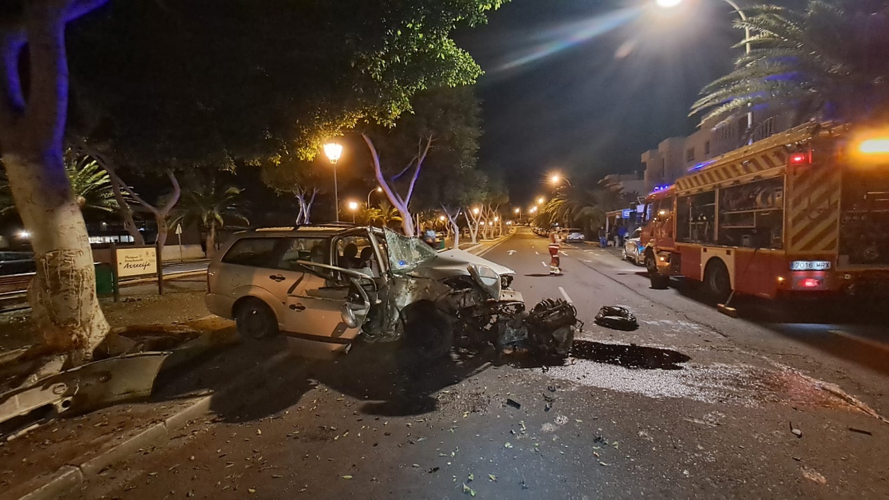 Accidente de madrugada Accidente de madrugada