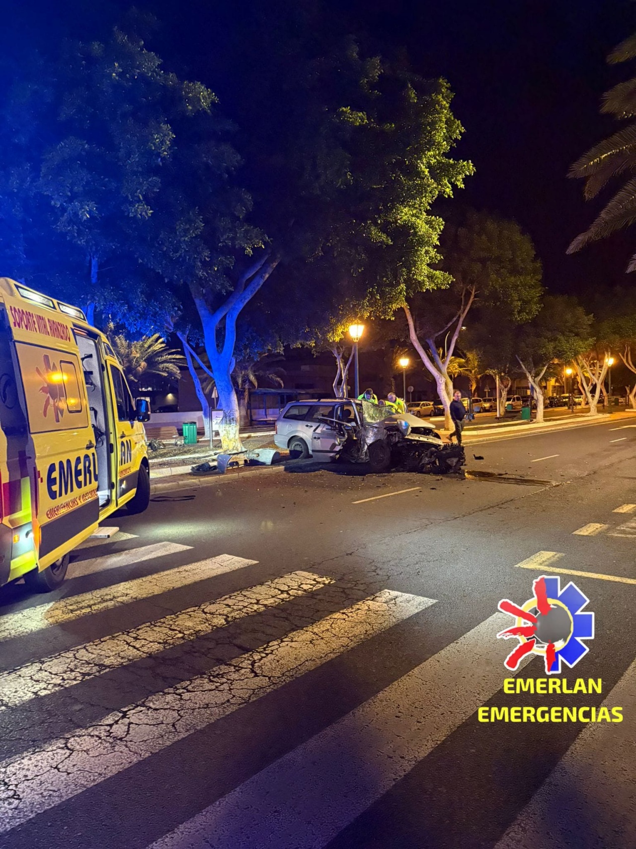 Accidente tráfico y Emerlan Accidente tráfico y Emerlan