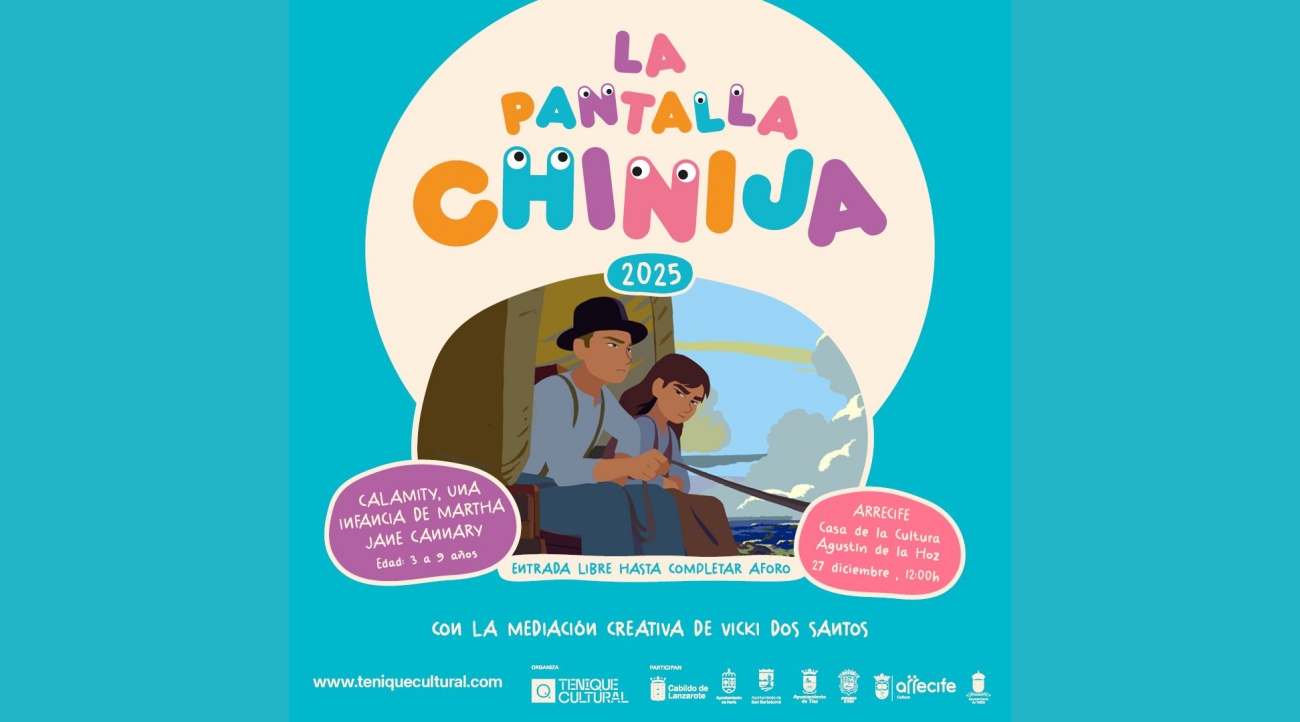 La proyección 'Calamity, una infancia de Martha Jane Cannary', está enmarcada en el ciclo promovido por Tenique Cultural y guiada por la narradora Vicki Dos Santos