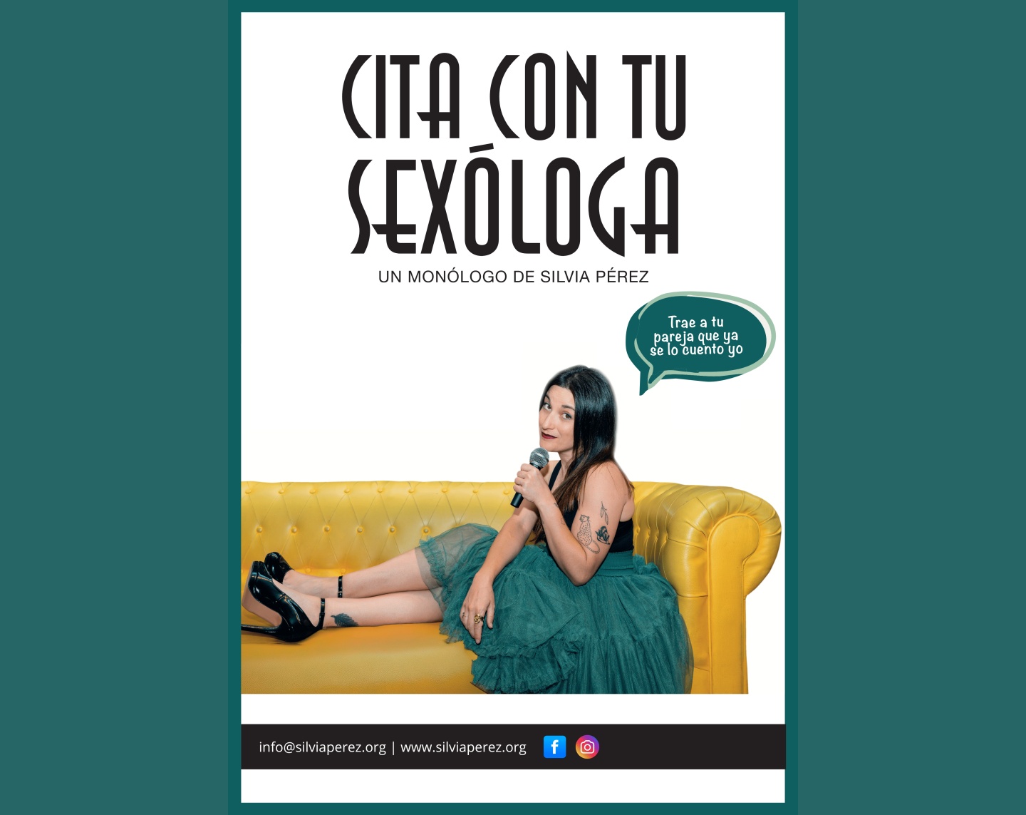 Silvia Pérez presenta en Arrecife una propuesta que combina comedia y realidad