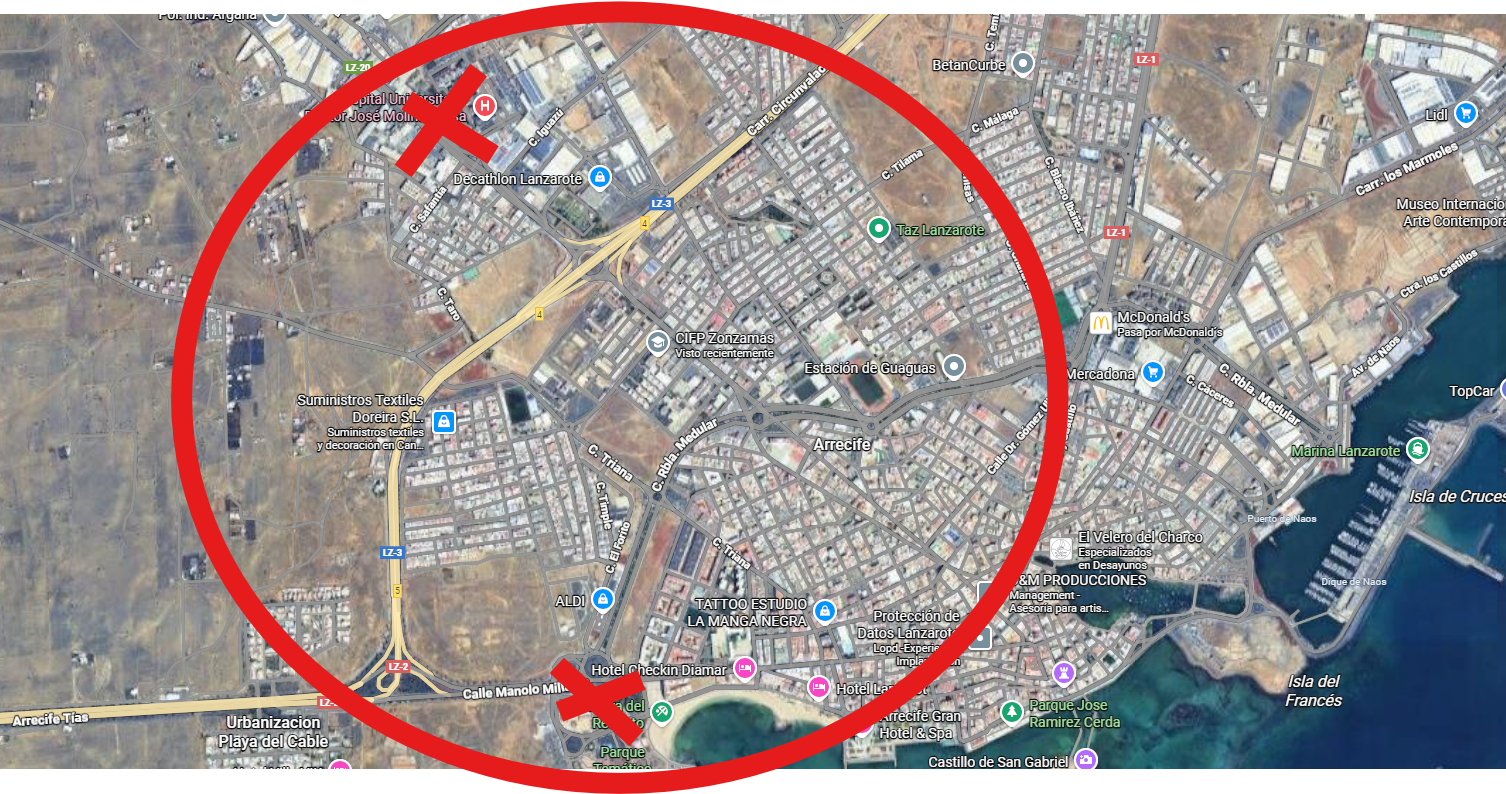 mapa de bus en arrecife mapa de bus en arrecife