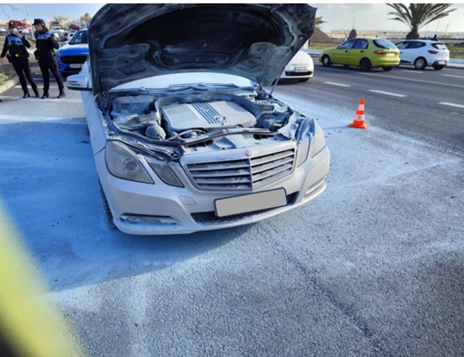 Incendio Coche LZ202