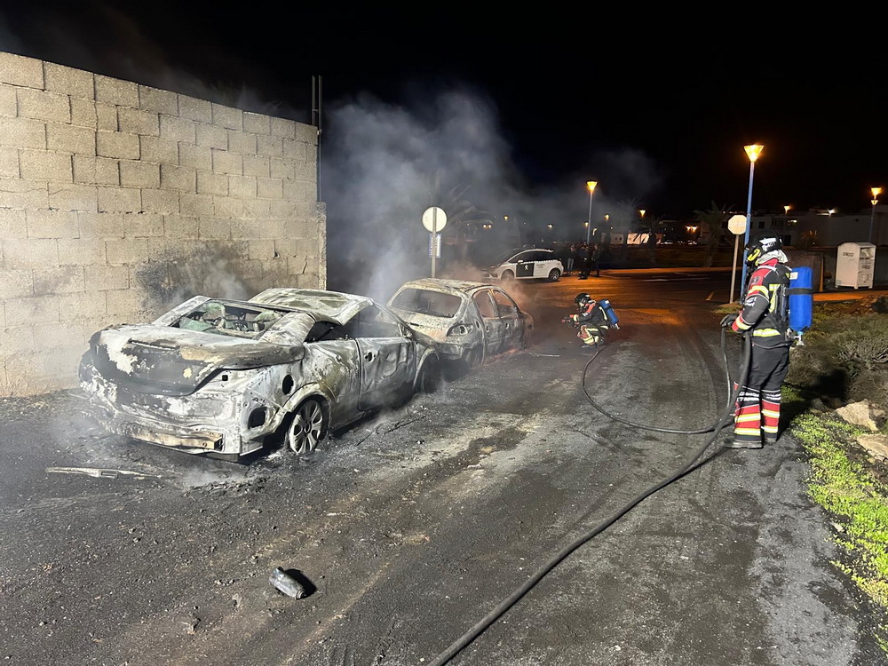 Incendio coche Haria