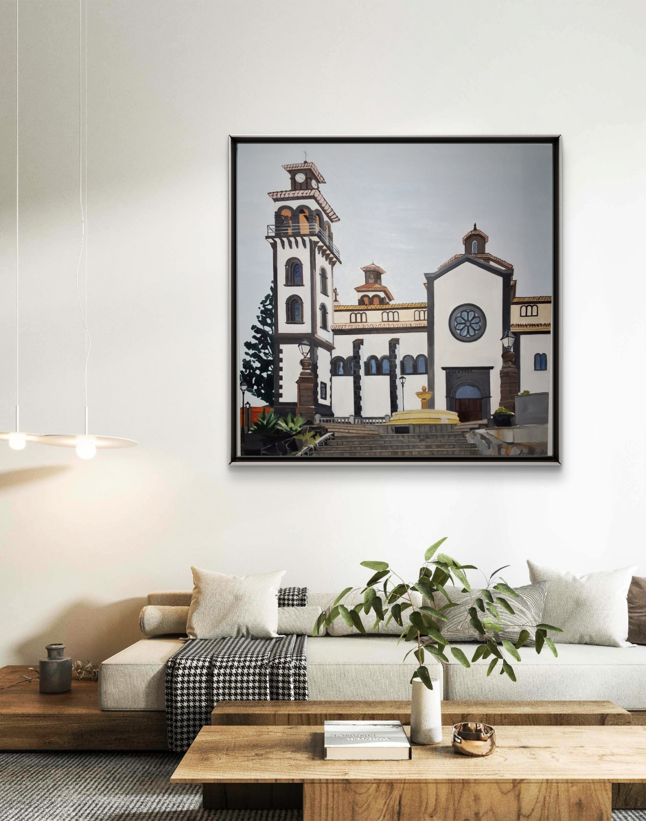 Moya se convierte en un espacio concreto de investigación y creación, donde territorio, pintura y proceso creativo establecen un diálogo continuo