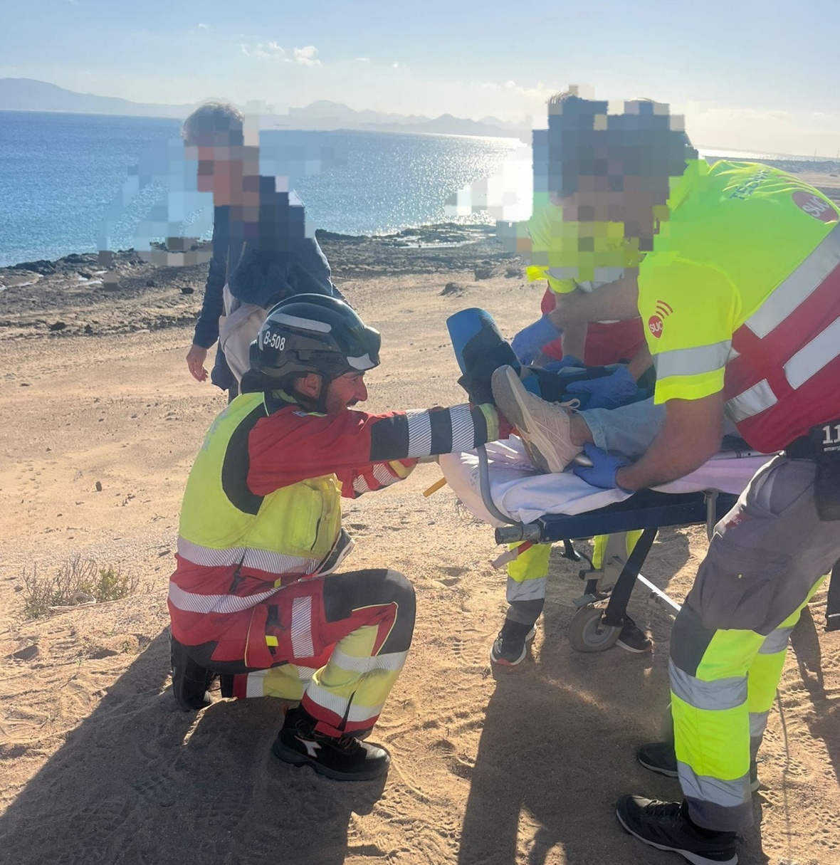 Evacuada en La Graciosa
