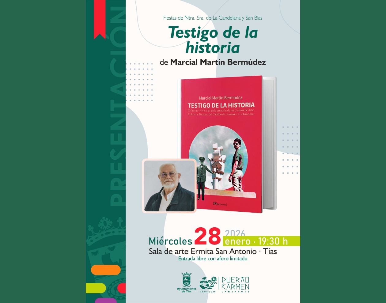 Marcial Martín Bermúdez, antiguo director de los centros, compartirá el 28 de enero las crónicas y vivencias de su creación